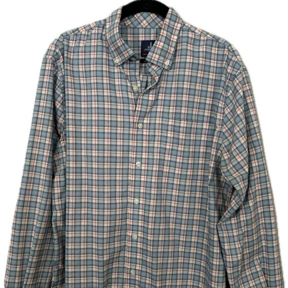 Johhny O Prep-Formance Men's Plaid Check Button Down Long Sleeve SZ Medium - Picture 1 of 6